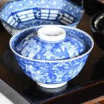 1491 五良大甫呉祥瑞造   水指　染付　茶道具