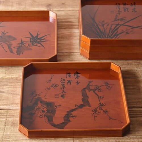 会席膳 盆 - 生活骨董と古布のアンティークショップ antique TANTRA