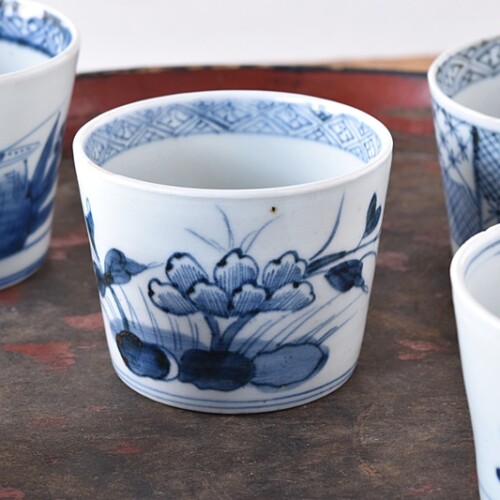 蕎麦猪口 向付 小鉢 - 生活骨董と古布のアンティークショップ antique